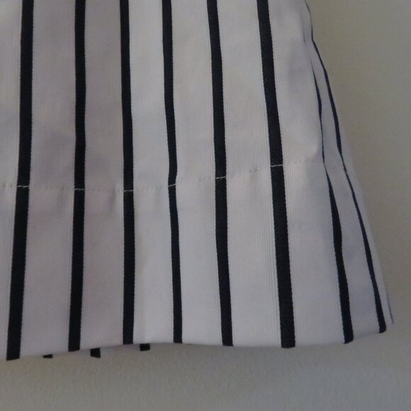 KATE SPADE X BROOME STREET White Blue Cotton Stripe Skirt Coastal Preppy US 4 - Picture 10 of 13